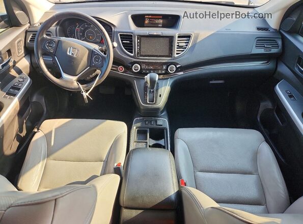 5J6RM4H94GL095221 2016 HONDA CR-V Gray Вид панелі приладів
