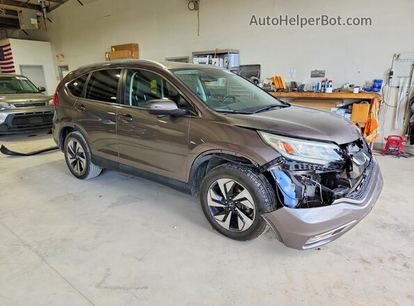 5J6RM4H95GL022164 2016 HONDA CR-V Brown Передня права чверть