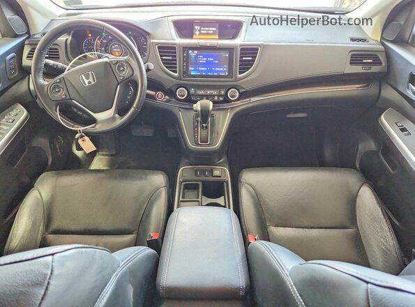 5J6RM4H95GL022164 2016 HONDA CR-V Brown Вид панелі приладів