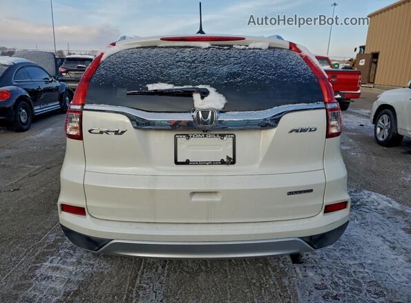 5J6RM4H96GL014381 2016 HONDA CR-V White უკანა ხედი