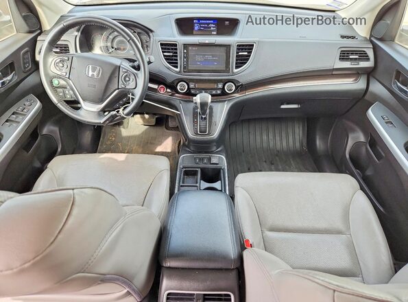 5J6RM4H96GL018687 2016 HONDA CR-V Silver Вид панелі приладів