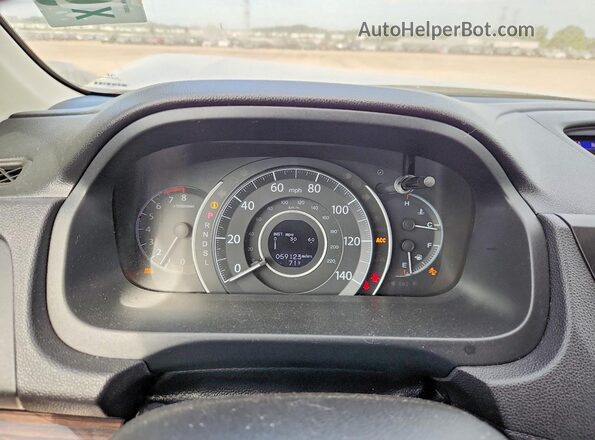 5J6RM4H96GL018687 2016 HONDA CR-V Silver Вид щитка приладів