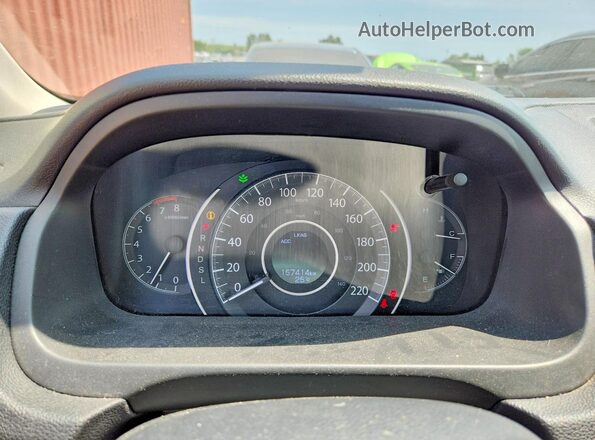 5J6RM4H96GL808281 2016 HONDA CR-V Black Widok zestawu wskaźników