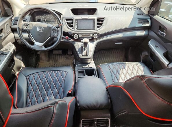 5J6RM4H96GL808281 2016 HONDA CR-V Black Widok deski rozdzielczej