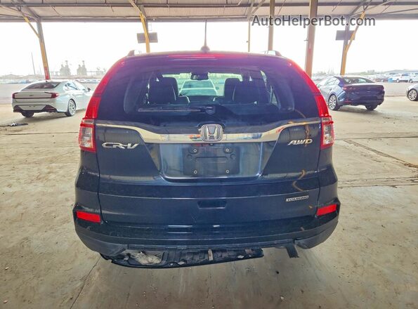 5J6RM4H97GL000439 2016 HONDA CR-V Black Vista del compartimento del motor