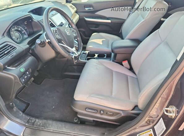 5J6RM4H97GL071785 2016 HONDA CR-V Серый Вид салона спереди