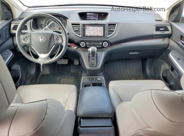 5J6RM4H98GL033157 2016 HONDA CR-V Silver Առջևի վահանակի տեսք