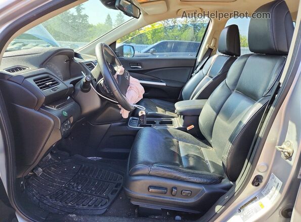 5J6RM4H98GL807164 2016 HONDA CR-V Silver Front interior view