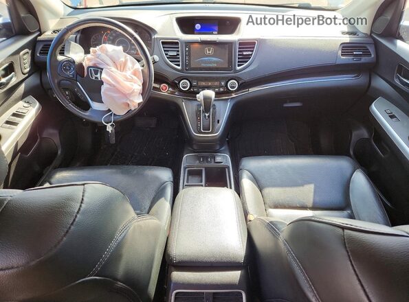 5J6RM4H98GL807164 2016 HONDA CR-V Silver Dashboard view