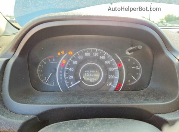 5J6RM4H98GL807164 2016 HONDA CR-V Silver Instrument cluster view