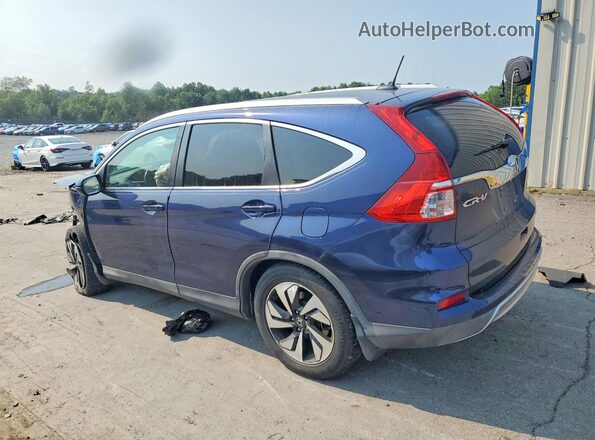 5J6RM4H99GL027836 2016 HONDA CR-V Blue Trasero izquierdo