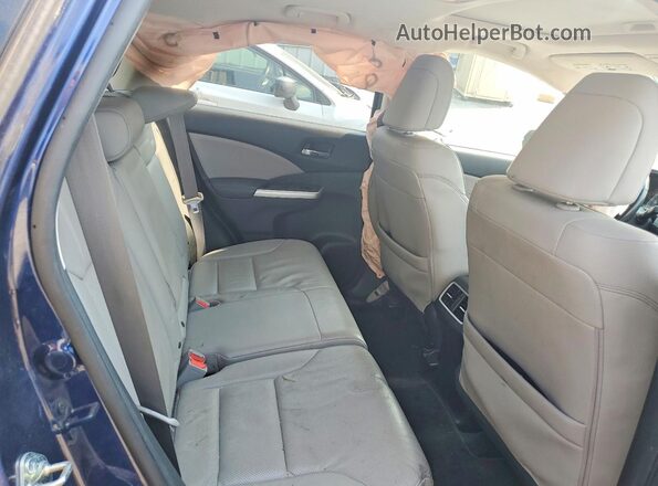 5J6RM4H99GL027836 2016 HONDA CR-V Blue Vista interior trasera