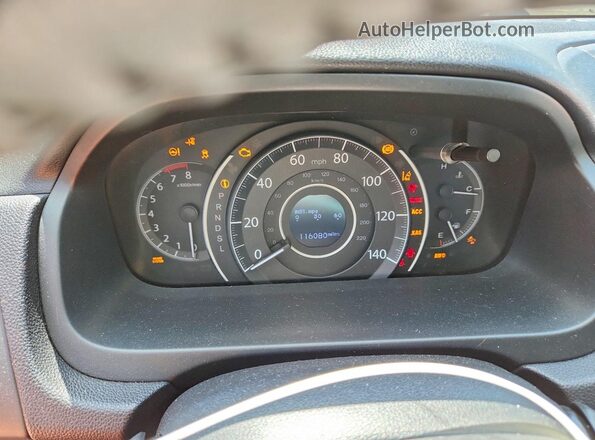 5J6RM4H99GL067964 2016 HONDA CR-V White Vista del cuadro de instrumentos