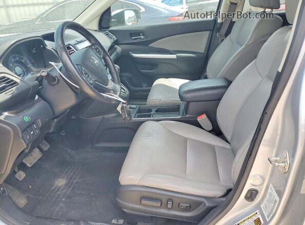 5J6RM4H99GL101028 2016 HONDA CR-V Silver Вид салону спереду