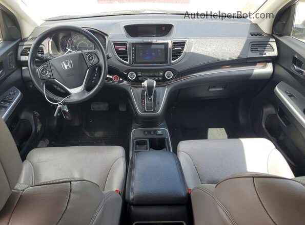 5J6RM4H99GL101028 2016 HONDA CR-V Silver Вид панелі приладів