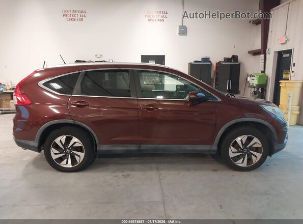 5J6RM4H9XGL006462 2016 HONDA CR-V Burgundy Вид задньої частини салону
