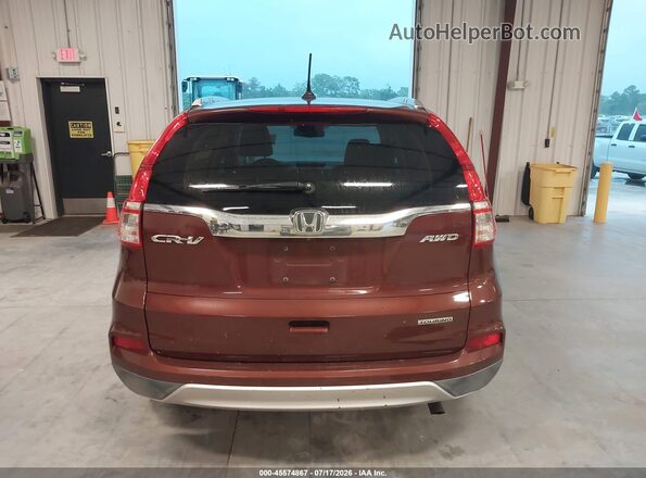5J6RM4H9XGL006462 2016 HONDA CR-V Burgundy 