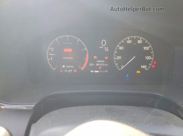 5J6RS3H46PL000355 2023 HONDA CR-V Black Widok zestawu wskaźników