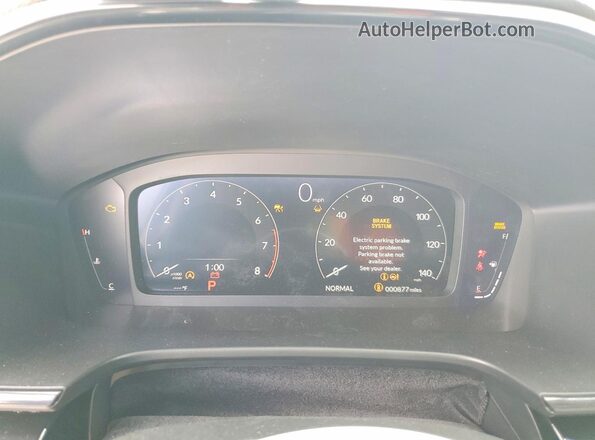 5J6RS3H71TL009131 2026 HONDA CR-V Белый Вид щитка приборов