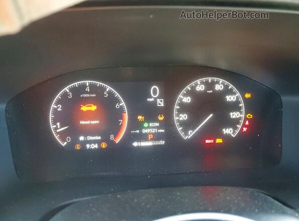 5J6RS3H74PL004043 2023 HONDA CR-V White Vista del cuadro de instrumentos