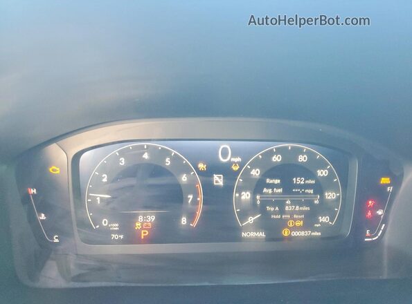 5J6RS3H76TL008153 2026 HONDA CR-V Burgundy Vista del cuadro de instrumentos