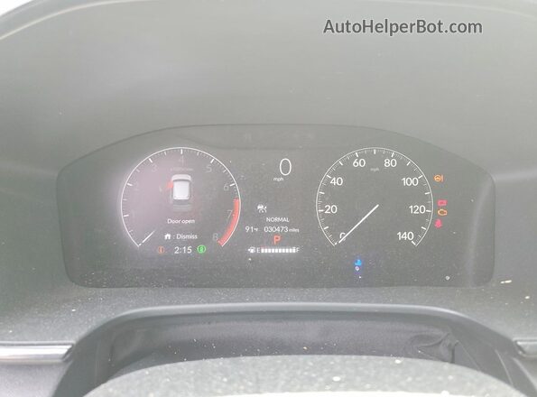 5J6RS4H20PL009797 2023 HONDA CR-V Black Սարքավորումների վահանակի տեսք