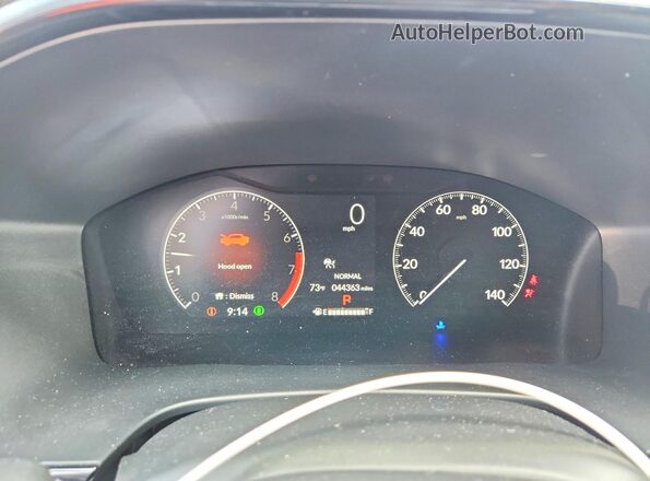 5J6RS4H29PL008650 2023 HONDA CR-V Charcoal Widok zestawu wskaźników