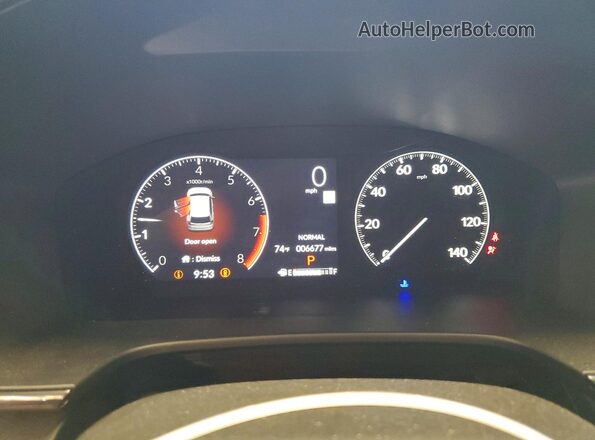 5J6RS4H42SL015787 2025 HONDA CR-V White Instrument cluster view