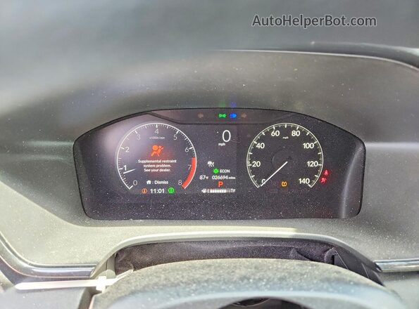 5J6RS4H45RL010237 2024 HONDA CR-V Red Widok zestawu wskaźników