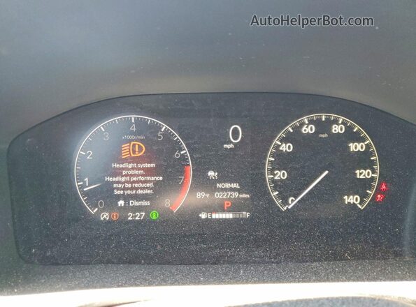 5J6RS4H48RL010216 2024 HONDA CR-V Бордовый Вид щитка приборов