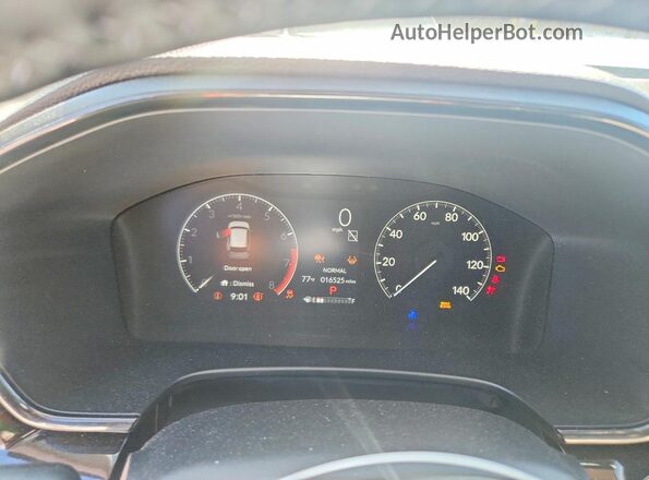 5J6RS4H75PL010908 2023 HONDA CR-V White Вид щитка приладів