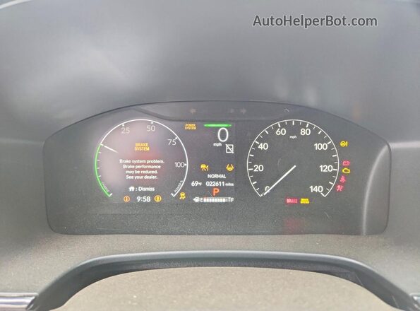 5J6RS5H56TL000175 2026 HONDA CR-V Gray Instrument cluster view