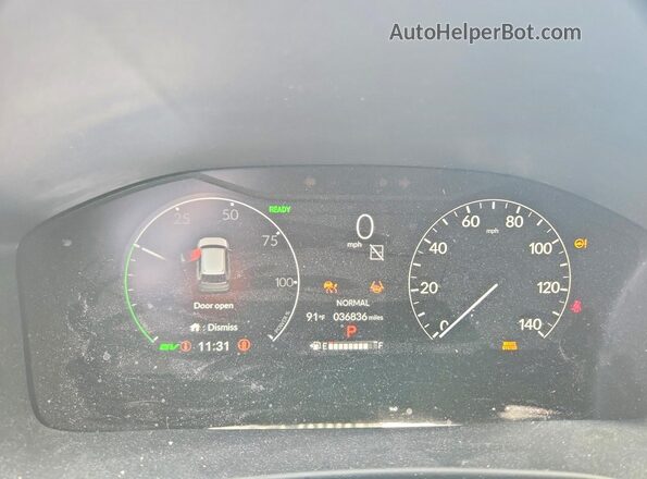 5J6RS5H81RL007408 2024 HONDA CR-V Blue Widok zestawu wskaźników