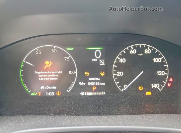 5J6RS5H84RL001098 2024 HONDA CR-V White Widok zestawu wskaźników