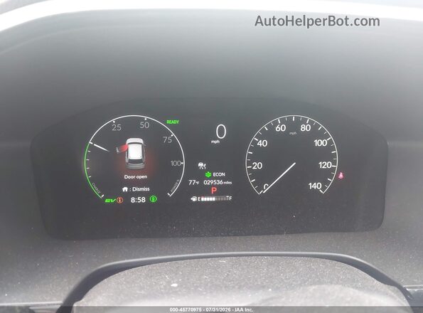 5J6RS6H54RL030998 2024 HONDA CR-V Серый Вид щитка приборов