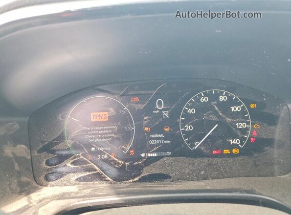 5J6RS6H81RL005423 2024 HONDA CR-V Black Вид щитка приладів