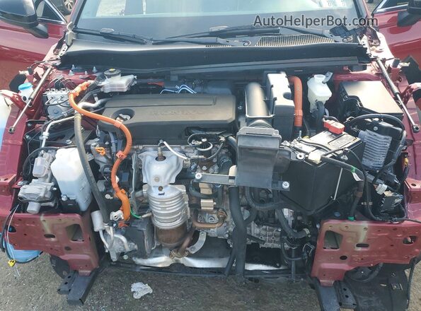 5J6RS6H82RL015586 2024 HONDA CR-V Бордовый Вид подкапотного пространства