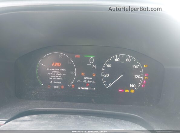 5J6RS6H82SL002262 2025 HONDA CR-V Gray Vista de los asientos traseros