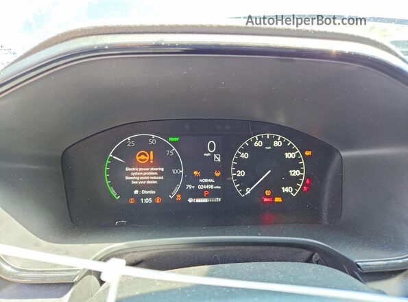 5J6RS6H85RL015646 2024 HONDA CR-V Blue Widok zestawu wskaźników
