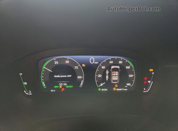 5J6RS6H85TL020806 2026 HONDA CR-V Gray ხელსაწყოთა პანელის ხედი