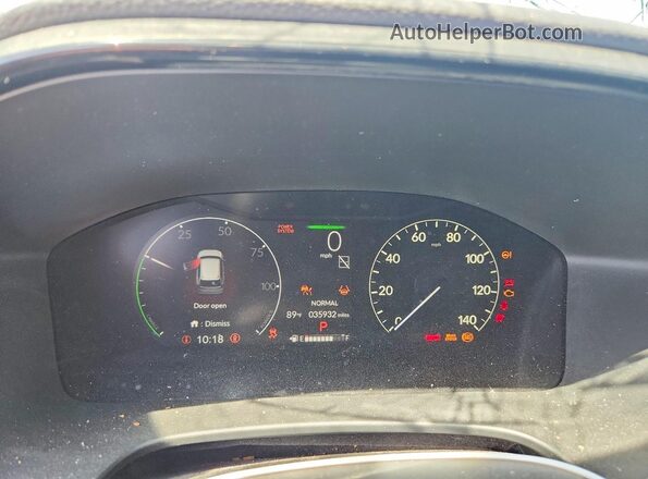 5J6RS6H87RL013316 2024 HONDA CR-V Blue Instrument cluster view