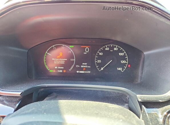 5J6RS6H94PL006491 2023 HONDA CR-V Red Instrument cluster view