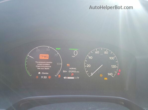 5J6RS6H94RL008227 2024 HONDA CR-V White Instrument cluster view