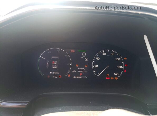 5J6RS6H97PL003486 2023 HONDA CR-V Gray ხელსაწყოთა პანელის ხედი