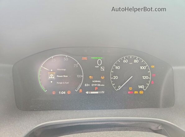 5J6RS6H99PL013372 2023 HONDA CR-V Silver Սարքավորումների վահանակի տեսք