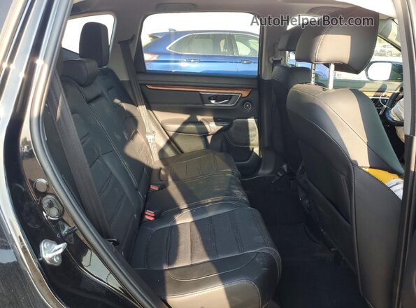 5J6RT6H80NL013343 2022 HONDA CR-V Black Rear interior view