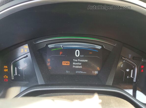 5J6RT6H80NL013343 2022 HONDA CR-V Black Instrument cluster view