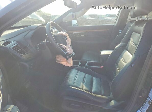 5J6RT6H80NL013343 2022 HONDA CR-V Black Front interior view