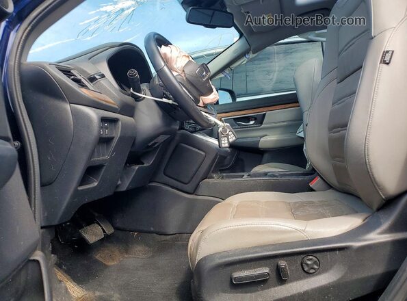 5J6RT6H80NL050232 2022 HONDA CR-V Blue Vista interior delantera
