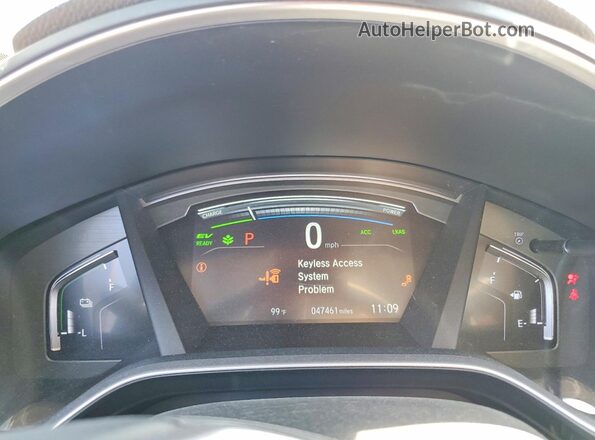 5J6RT6H83NL022604 2022 HONDA CR-V Charcoal Вид щитка приладів